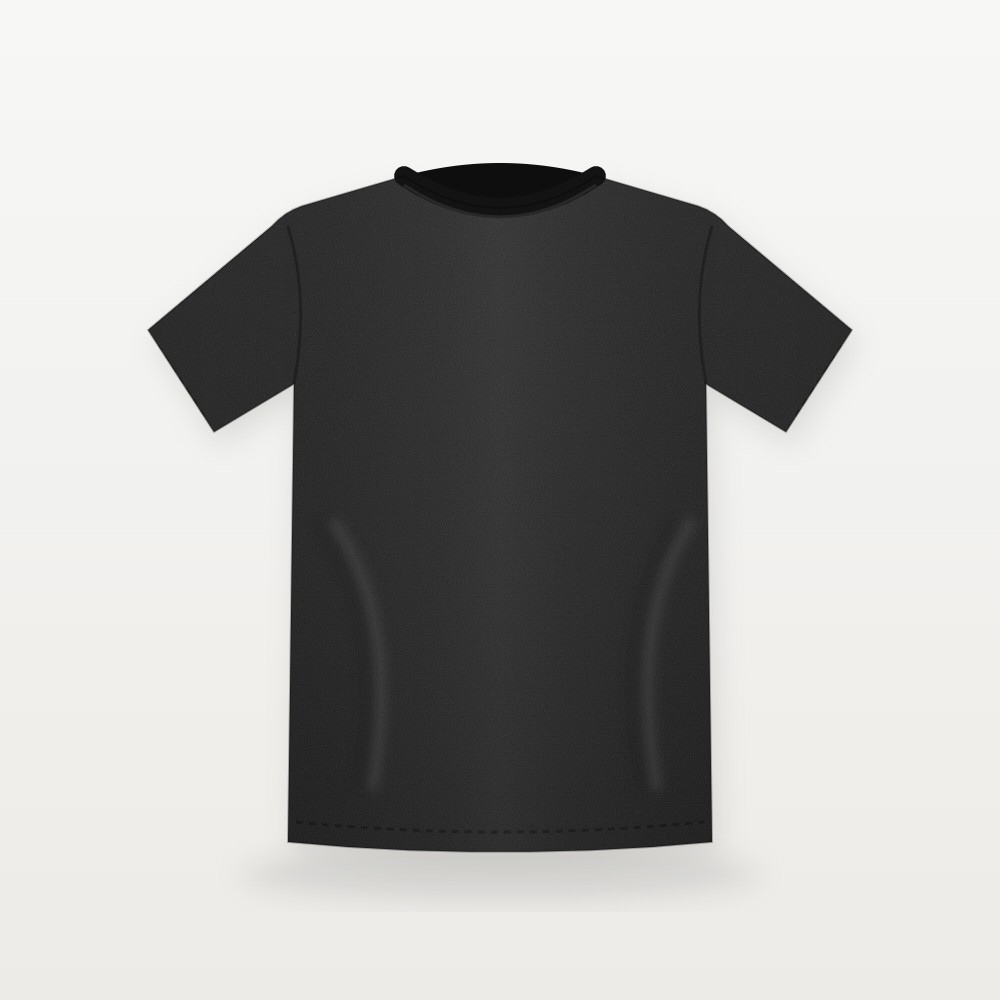 Black plain normal fit t-shirt – Bulk Cloth Store