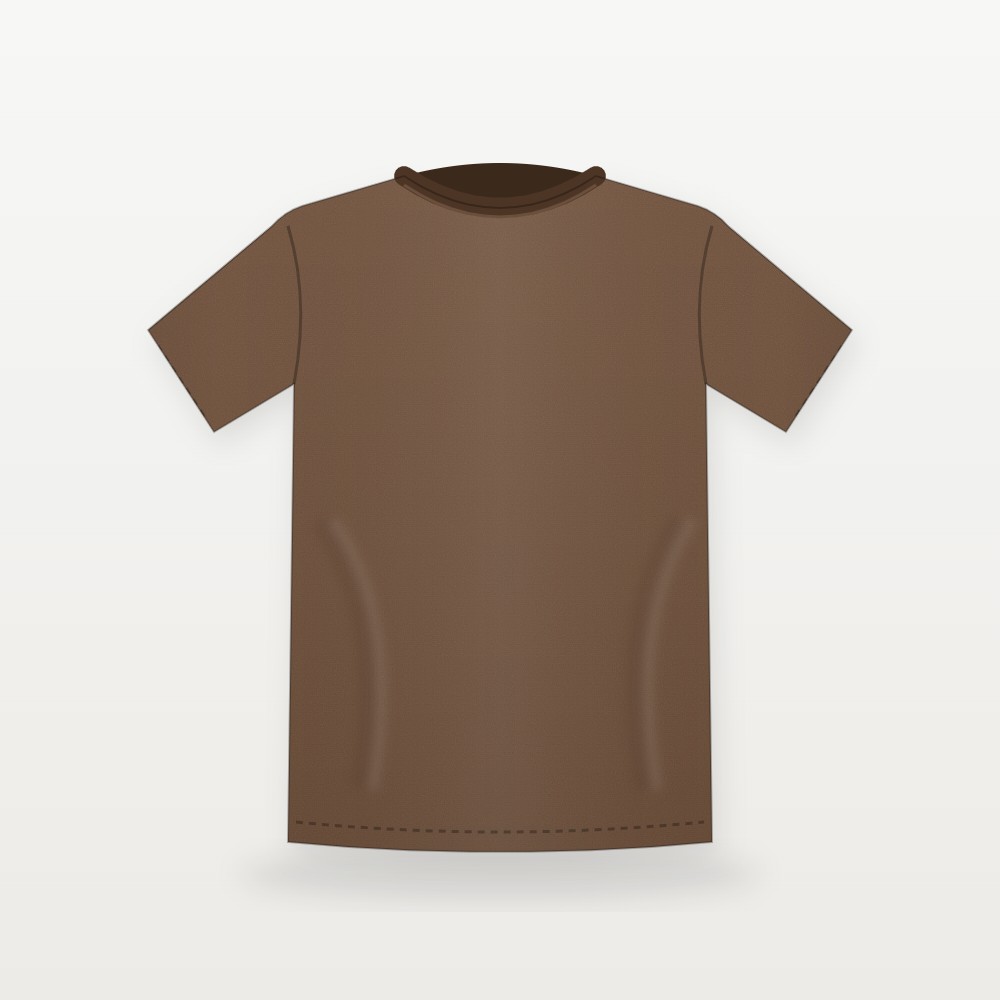 Brown plain normal fit t-shirt – Bulk Cloth Store
