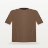 Brown plain oversized drop-shoulder t-shirt – Bulk Cloth Store