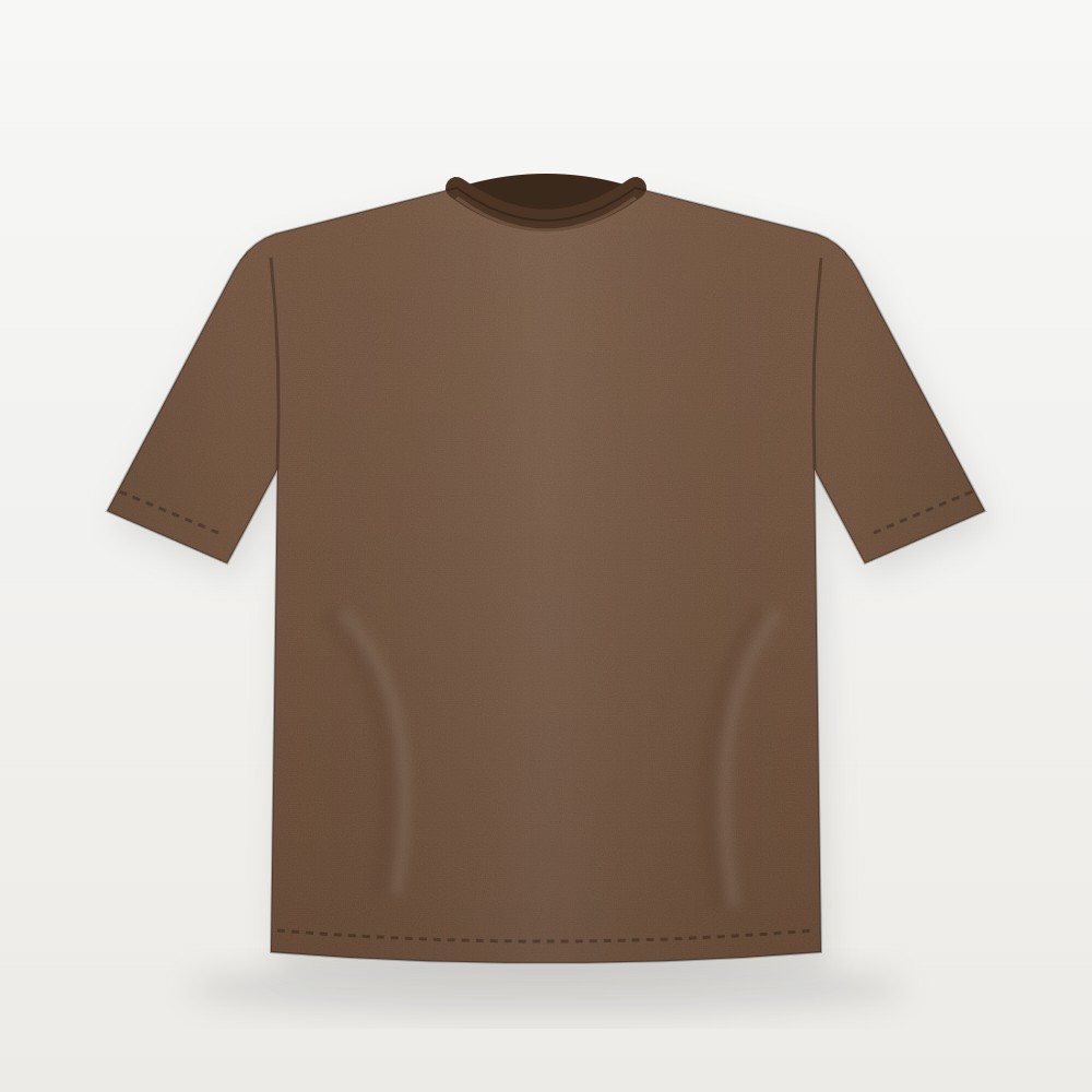 Brown plain oversized drop-shoulder t-shirt – Bulk Cloth Store
