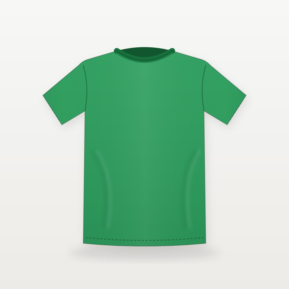 Green plain normal fit t-shirt – Bulk Cloth Store
