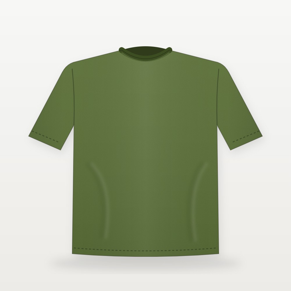 Olive Green plain oversized drop-shoulder t-shirt – Bulk Cloth Store
