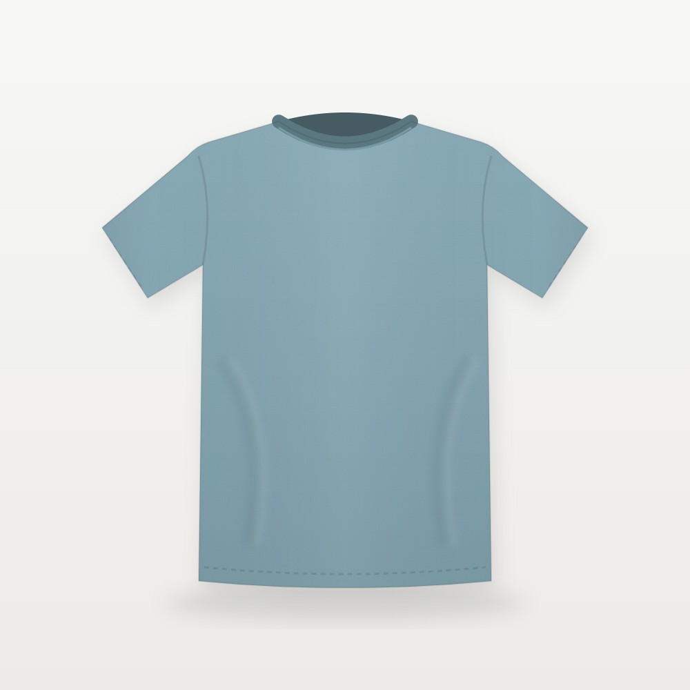 Patina Blue plain normal fit t-shirt – Bulk Cloth Store