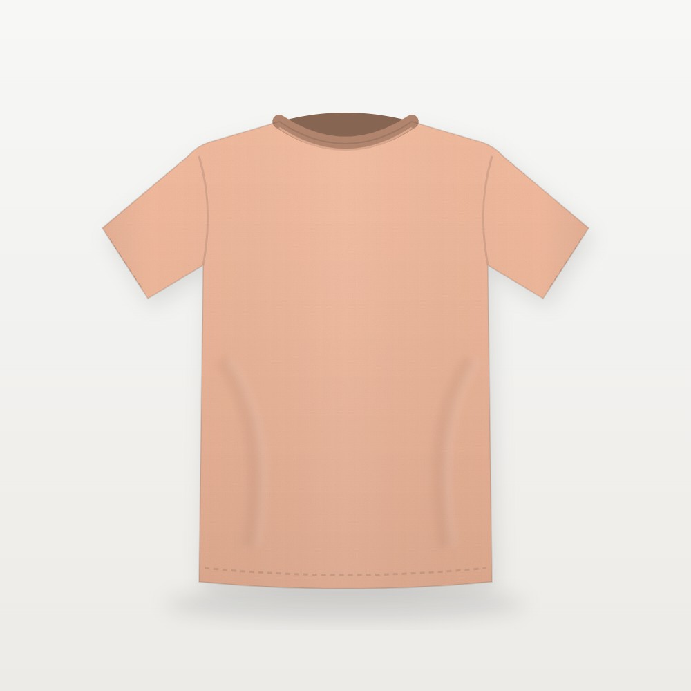 Peach plain normal fit t-shirt – Bulk Cloth Store