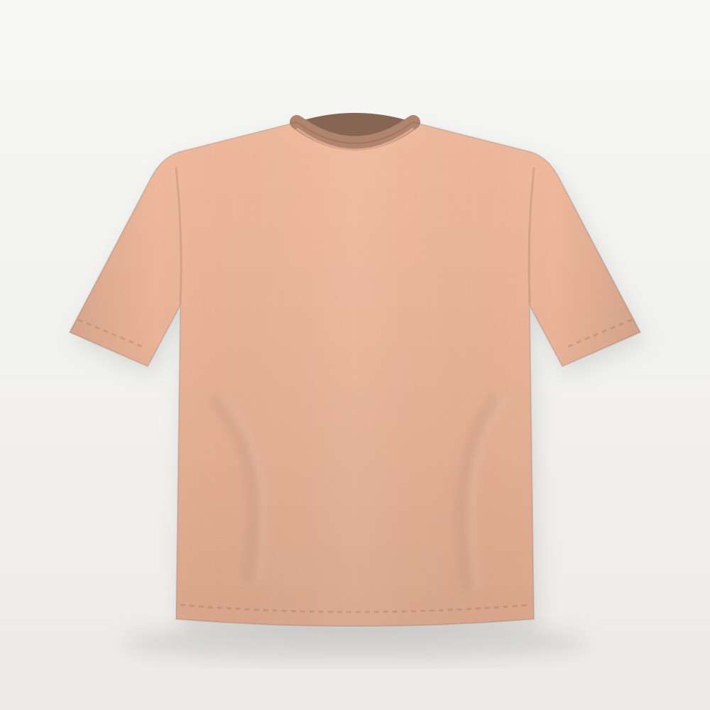 Peach plain oversized drop-shoulder t-shirt – Bulk Cloth Store
