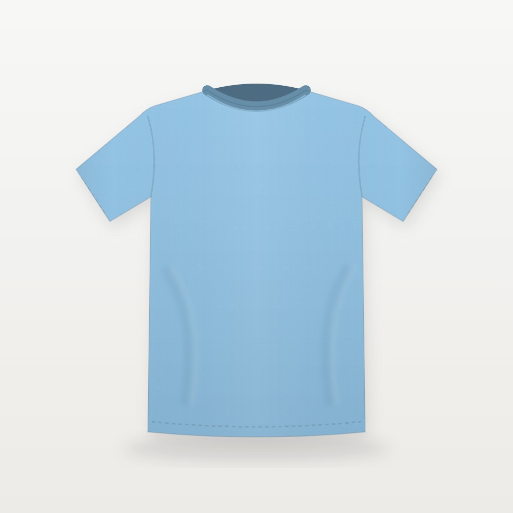 Sky Blue plain normal fit t-shirt – Bulk Cloth Store