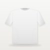 White plain oversized drop-shoulder t-shirt – Bulk Cloth Store