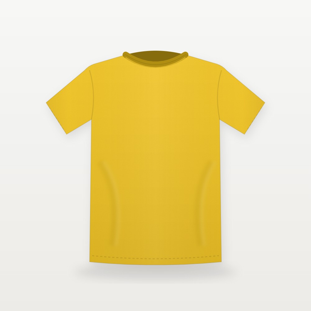 Yellow plain normal fit t-shirt – Bulk Cloth Store