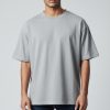 Oversized T-Shirt - 100% Cotton Bio Wash 220 GSM - model photo