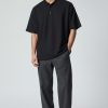 Honeycomb Polo T-Shirt - Cotton Matty Bio Wash 200 GSM - model photo
