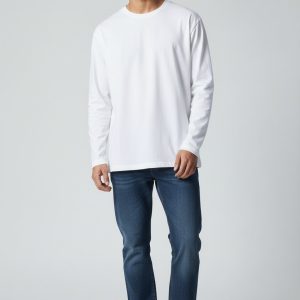 Full Sleeve T-Shirt - Cotton Terry 240 GSM - model photo