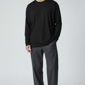 Full Sleeve T-Shirt - Pure Cotton Waffle 200 GSM - model photo